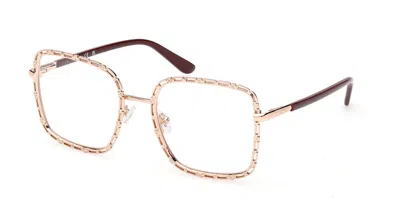 Guess Gu50364 028 Women's Glasses Gold Size 54 - Free Lenses - Blue Light Block Available