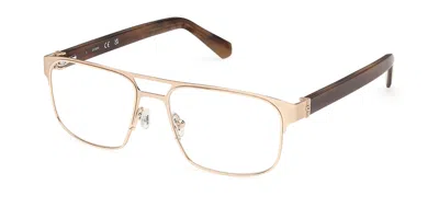 Guess Gu50367 032 Men's Glasses Gold Size 55 - Free Lenses - Blue Light Block Available