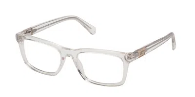 Guess Gu50368 026 Men's Glasses Clear Size 56 - Free Lenses - Blue Light Block Available In Gray