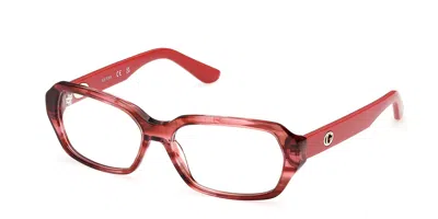 Guess Gu50380 068 Women's Glasses Red Size 56 - Free Lenses - Blue Light Block Available