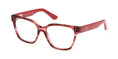 Guess Gu50381 068 Women's Glasses Red Size 54 - Free Lenses - Blue Light Block Available In Multi