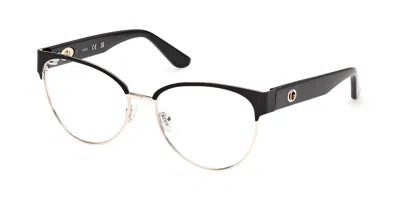 Guess Gu50382 002 Women's Glasses Gold Size 55 - Free Lenses - Blue Light Block Available In Transparent