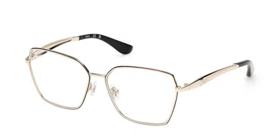Guess Gu50384 005 Women's Glasses Gold Size 55 - Free Lenses - Blue Light Block Available In Purple