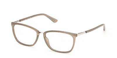 Guess Gu50386 059 Women's Glasses Brown Size 54 - Free Lenses - Blue Light Block Available In Neutral
