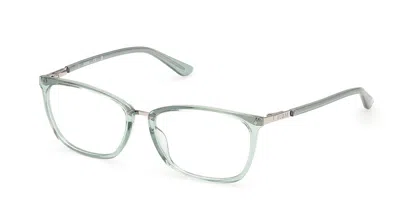 Guess Gu50386 095 Women's Glasses Green Size 54 - Free Lenses - Blue Light Block Available