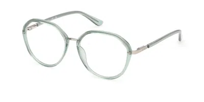 Guess Gu50387 095 Women's Glasses Green Size 53 - Free Lenses - Blue Light Block Available