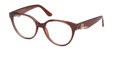 Guess Gu50388 050 Women's Glasses Brown Size 53 - Free Lenses - Blue Light Block Available