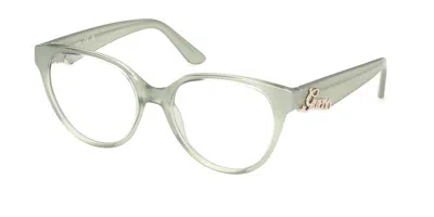 Guess Gu50388 095 Women's Glasses Green Size 53 - Free Lenses - Blue Light Block Available In Gray