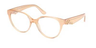 Guess Gu50388 044 Women's Glasses Orange Size 53 - Free Lenses - Blue Light Block Available In Neutral