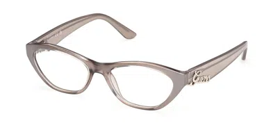 Guess Gu50389 020 Women's Glasses Grey Size 52 - Free Lenses - Blue Light Block Available In Gray