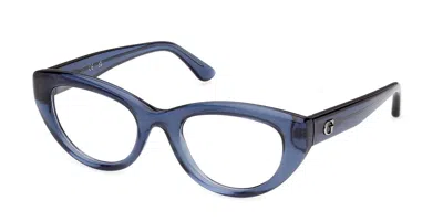 Guess Gu50437 Women's Glasses, Blue, Size 52