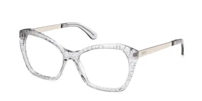 Guess Gu50441 Women's Glasses, Grey, Size 54 In Silver