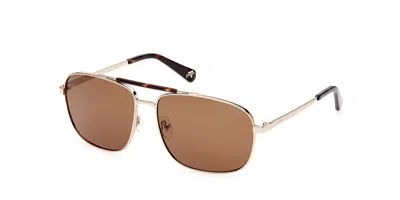 Guess Gu5210 32e Men's Sunglasses Gold Size 62