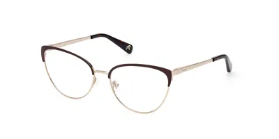 Guess Gu5217 Men's Glasses, Brown, Size 56 In Gold