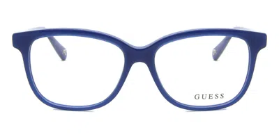 Guess Gu5220 Men's Glasses, Blue, Size 53
