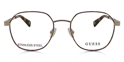 Guess Gu5222 Men's Glasses, Tortoiseshell, Size 50 In Black