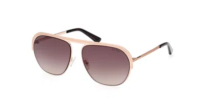 Guess Gu5226 32f Men's Sunglasses Gold Size 59