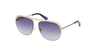 Guess Gu5226 32w Men's Sunglasses Gold Size 59