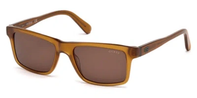 Guess Gu6886 45e Men's Sunglasses Brown Size 54