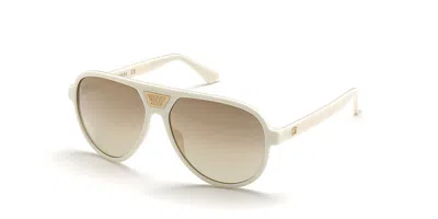 Guess Gu6963 21c Occhiali Da Sole Bianchi Per Uomo In White