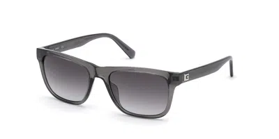 Guess Gu6971 20b Men's Sunglasses Grey Size 55 In Gray