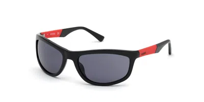 Guess Gu6974 01a Men's Sunglasses Black Size 62