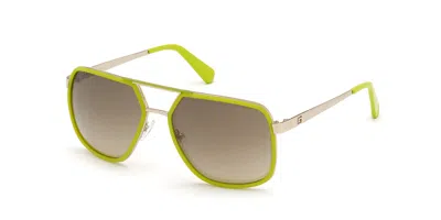 Guess Gu6978 95n Men's Sunglasses Green Size 58