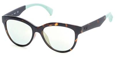 Guess Gu7433 52c Women's Sunglasses Tortoiseshell Size 53 In Brown