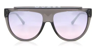 Guess Gu7663 20c Women's Sunglasses Grey Size 58 In Gray