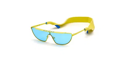 Guess Gu7677 39v Occhiali Da Sole Gialli Per Donna In Blue