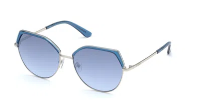 Guess Gu7736 90w Occhiali Da Sole Blu Per Donna In Blue