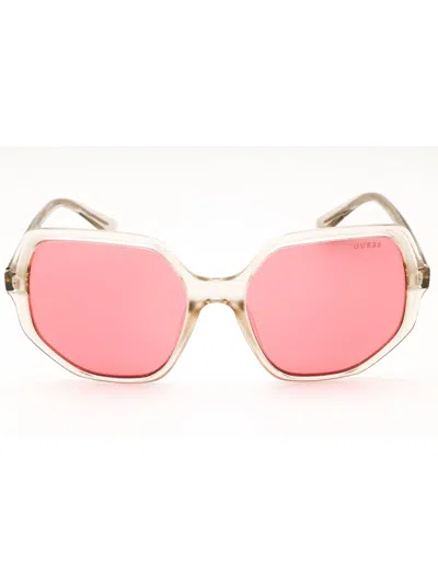 Guess Gu7773 Sunglasses In Violet/other / Gradient Or Mirror Violet