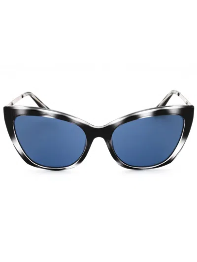 Guess Gu7781 Sunglasses In Beige/other / Gradient Brown