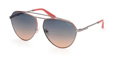 Guess Gu7783 08b Women's Sunglasses Grey Size 63 In Gray