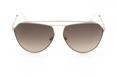 Guess Gu7783 Sunglasses In Gold / Brown Gradient