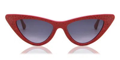 Guess Gu7810 68b Women's Sunglasses Red Size 54