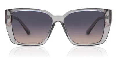 Guess Gu7818 20b Women's Sunglasses Clear Size 56 In Gray