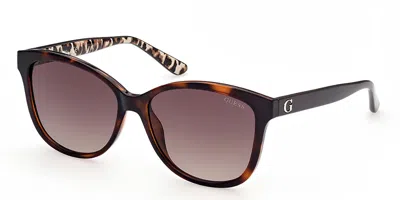 Guess Gu7828 52f Occhiali Da Sole Tartarugatishell Per Donna In Brown