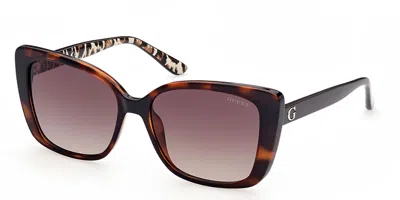 Guess Gu7829 52f Occhiali Da Sole Tartarugatishell Per Donna In Brown