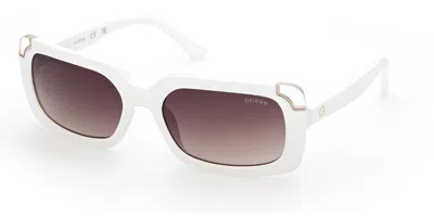 Guess Gu7841 25f Occhiali Da Sole Bianchi Per Donna In White