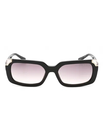 Guess Gu7841 Sunglasses In Turquoise/other / Gradient Blue
