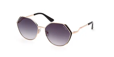 Guess Gu7842 28b Women's Sunglasses  Size 58 In Purple