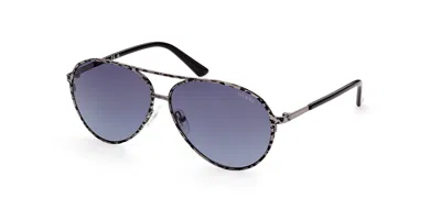 Guess Gu7847 08w Women's Sunglasses Pattern Size 60 In Black