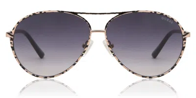 Guess Gu7847 28b Women's Sunglasses Gold Size 60 In Gray