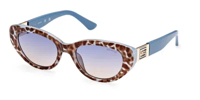 Guess Gu7849 92w Women's Sunglasses Brown Size 51 In Multi