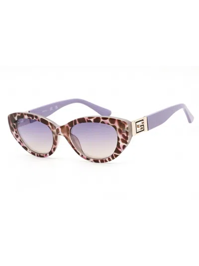 Guess Gu7849 Sunglasses In 92w - Blue/other / Gradient Blue