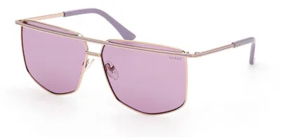Guess Gu7851 32y Occhiali Da Sole Oro Per Donna In Pink