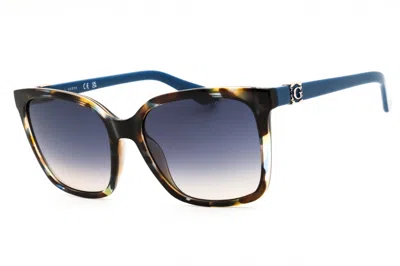 Guess Gu7865 Gradient Lens Sunglasses In Blue