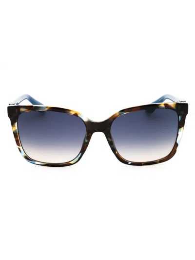 Guess Gu7865 Sunglasses In 92b - Blue/other / Gradient Smoke