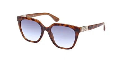 Guess Gu7870 53w Women's Sunglasses Tortoiseshell Size 55 In Pink